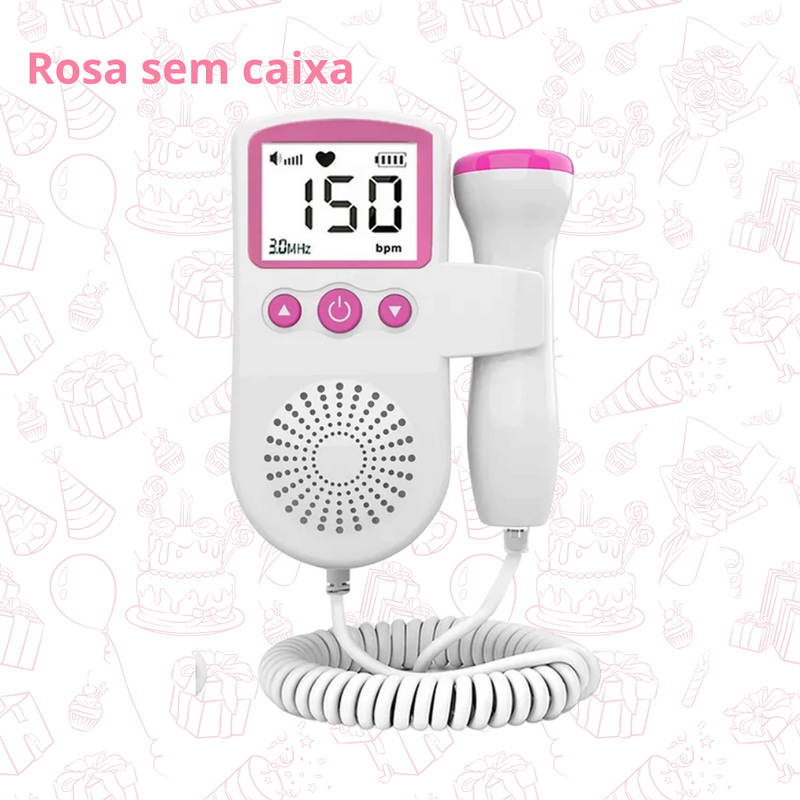 Monitor de frequência cardíaca portátil(CONEXÃO MAMÃE E BEBE)