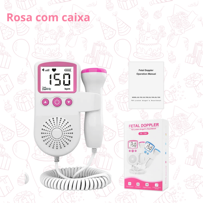 Monitor de frequência cardíaca portátil(CONEXÃO MAMÃE E BEBE)