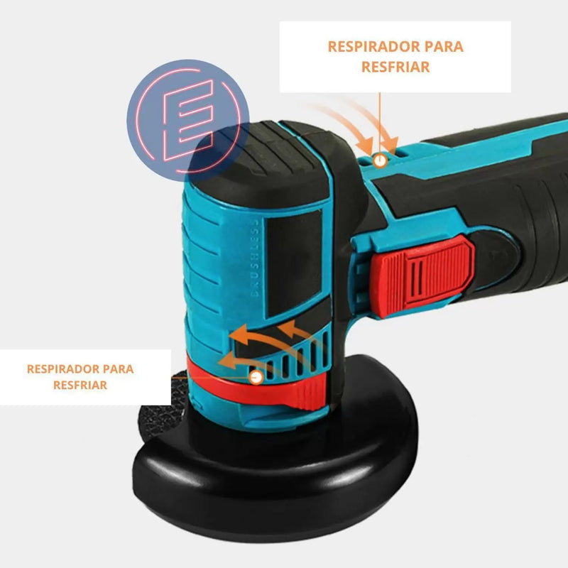 Esmerilhadeira Maximus Industrial Sem Fio + [BRINDE] 2 Baterias medc outlet 