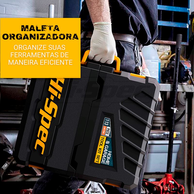 Kit Maleta com 200 Ferramentas em Aço-Cromo - TitaniumTools P16-17 medc outlet 