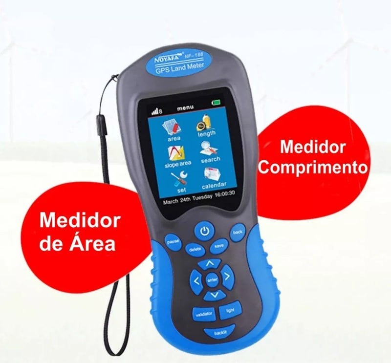 Medidor Gps Agrícola Área Rural Hectar Terreno medc outlet 