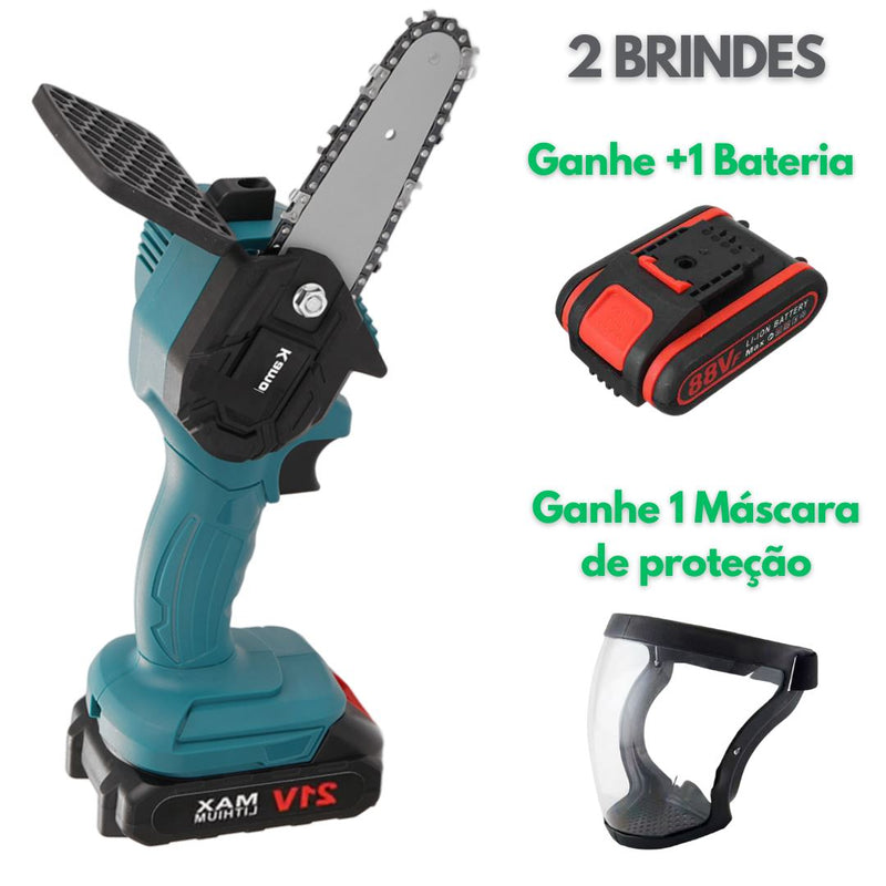 Motosserra Elétrica a Bateria [2 Brindes e Frete Grátis] medc outlet 