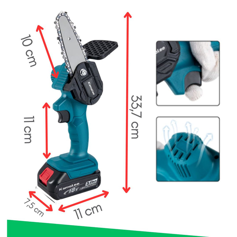 Motosserra Elétrica a Bateria [2 Brindes e Frete Grátis] medc outlet 