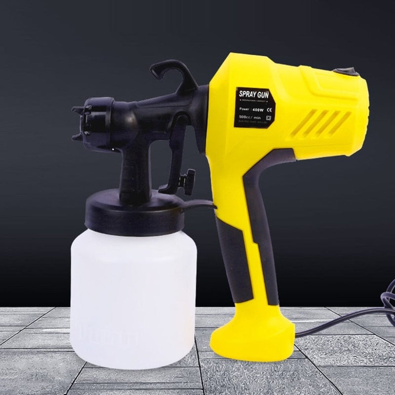 Pulverizador de Tinta Elétrico Alta Performance 400W e 22000 RPM medc outlet Bivolt Amarelo 