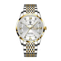 Relógio Premium Masculino - Millioner Fashion Relógio Millioner Fashion - Acessórios 0 medc outlet Branco e Dourado 