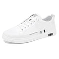 Tênis Masculino Flat de Couro Legítimo Tênis H - 01 medc outlet Branco 37 